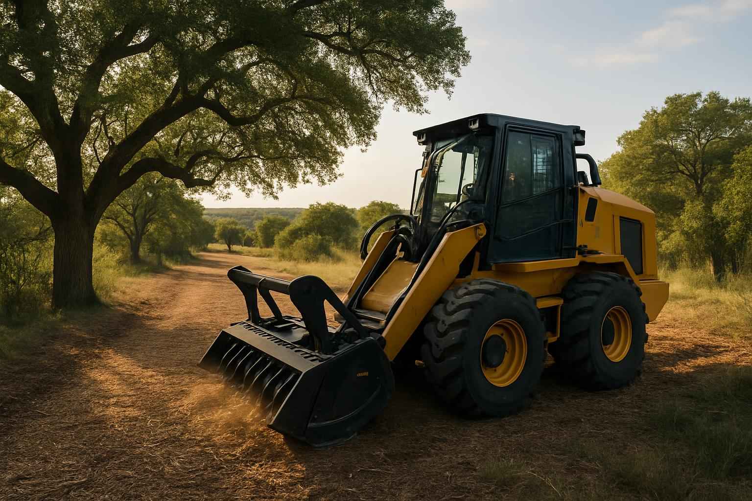 Easement Access Clearing in Cypress Mill Texas