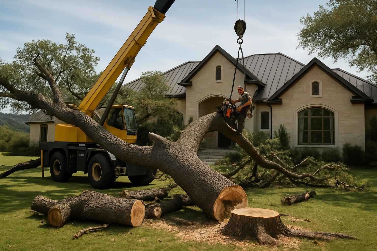Emergency Tree Removal in Round Mountain Texas