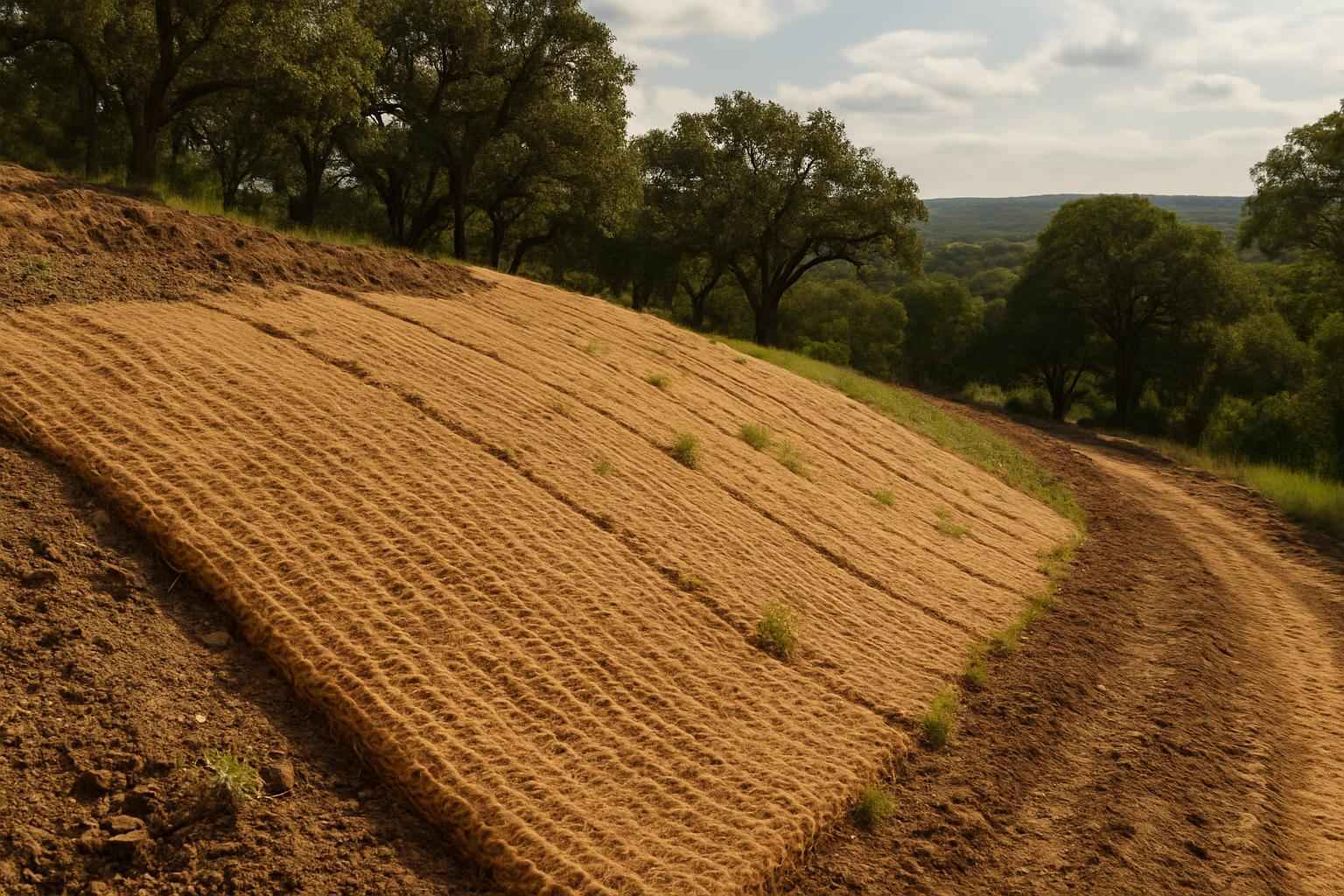 Erosion Control Matting in Boerne Texas