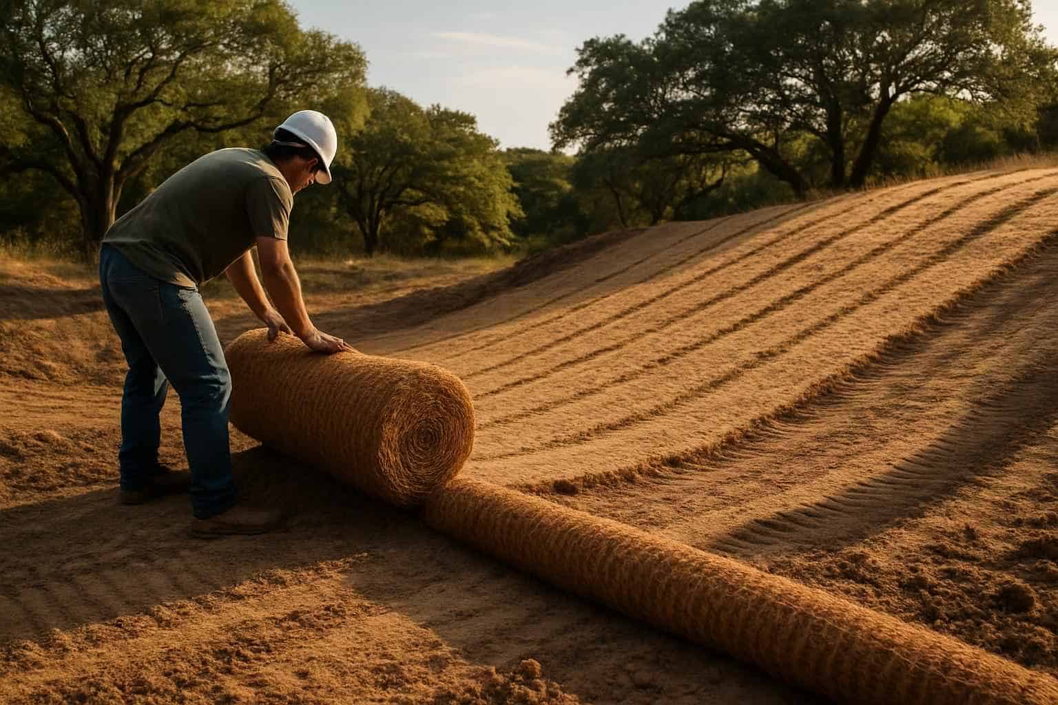 Erosion Control Prep in Boerne Texas