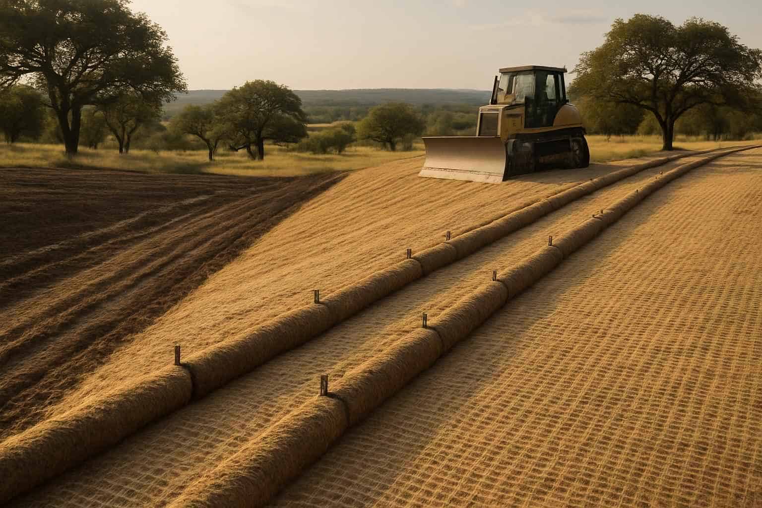 Erosion Control Prep in Llano Texas