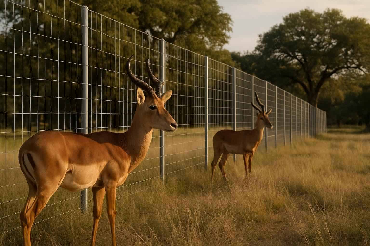 Exotic Game Fencing in Granite Shoals Texas