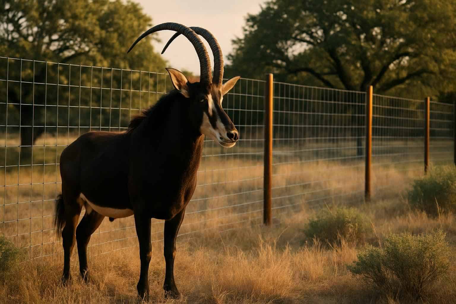 Exotic Game Fencing in Kingsland Texas