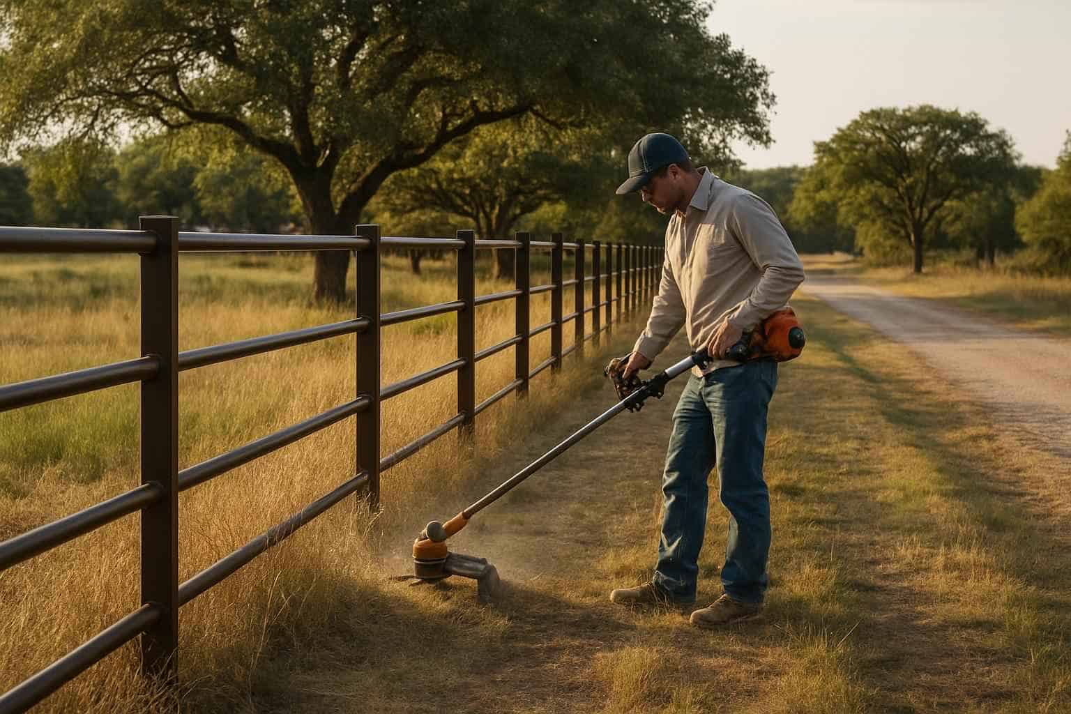 Fence Row Maintenance in Granite Shoals Texas