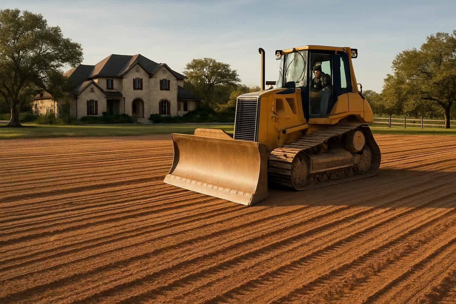 Final Grade for Construction in Cypress Mill Texas