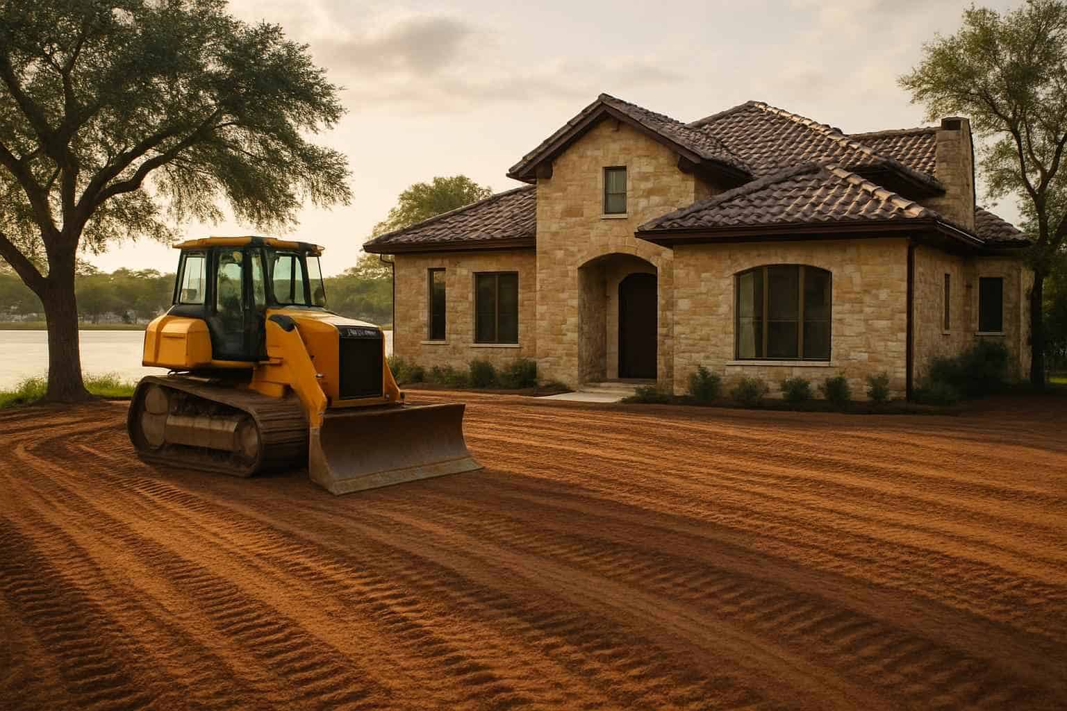 Final Grade for Construction in Granite Shoals Texas