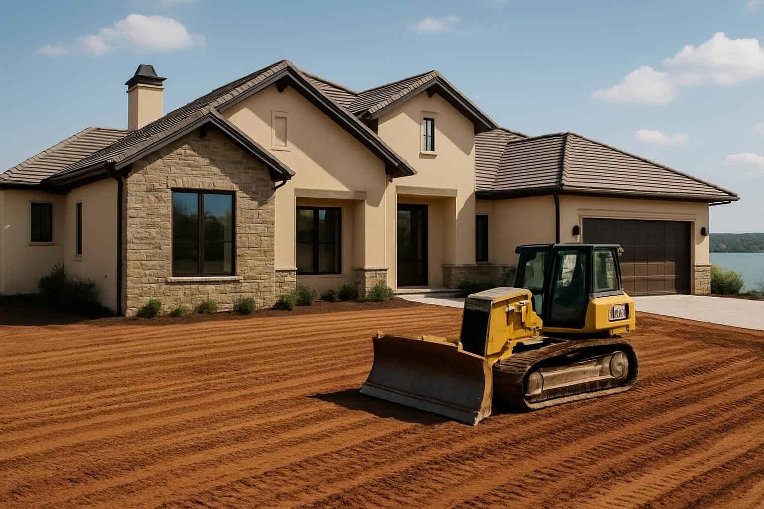 Final Grade for Construction in Horseshoe Bay Texas