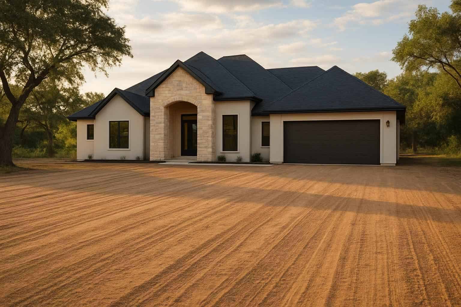 Final Grade for Construction in Kingsland Texas