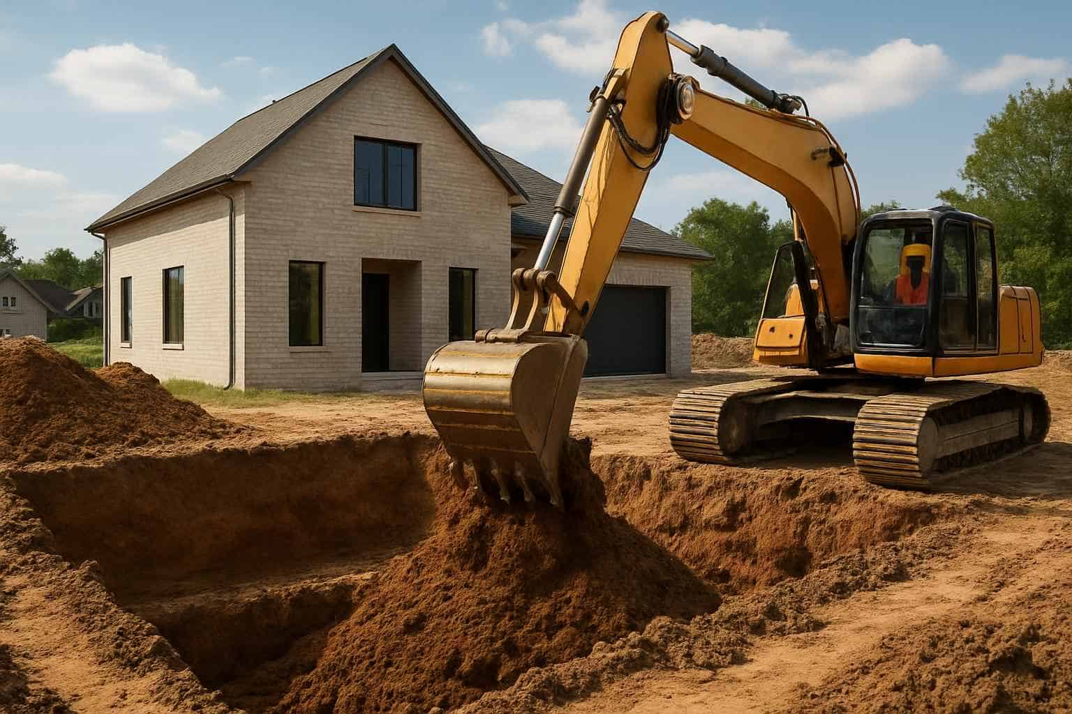 Foundation Excavation in Cottonwood Shores Texas