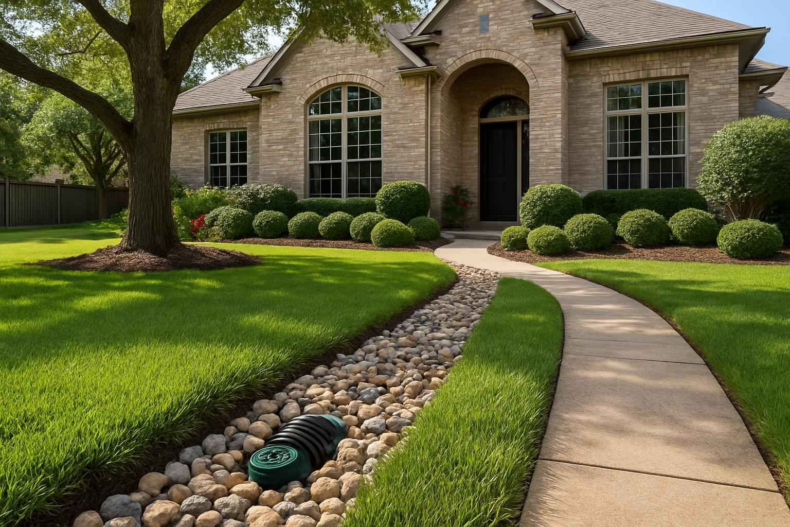 French Drains in Cypress Mill Texas