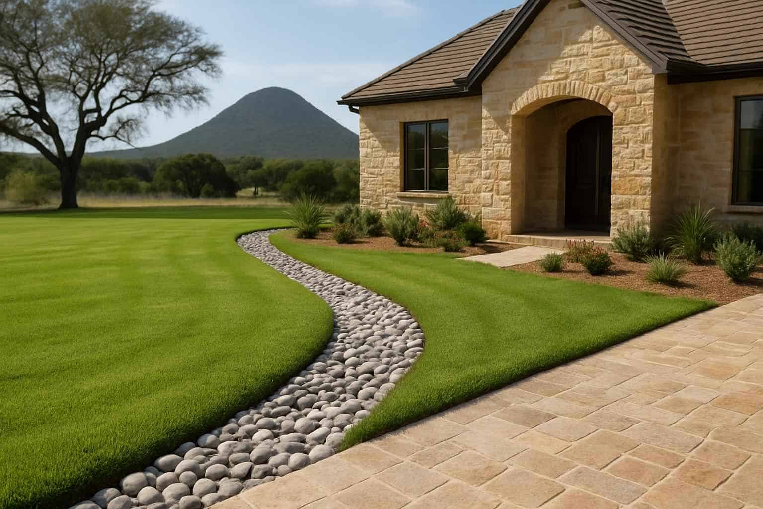 French Drains in Round Mountain Texas
