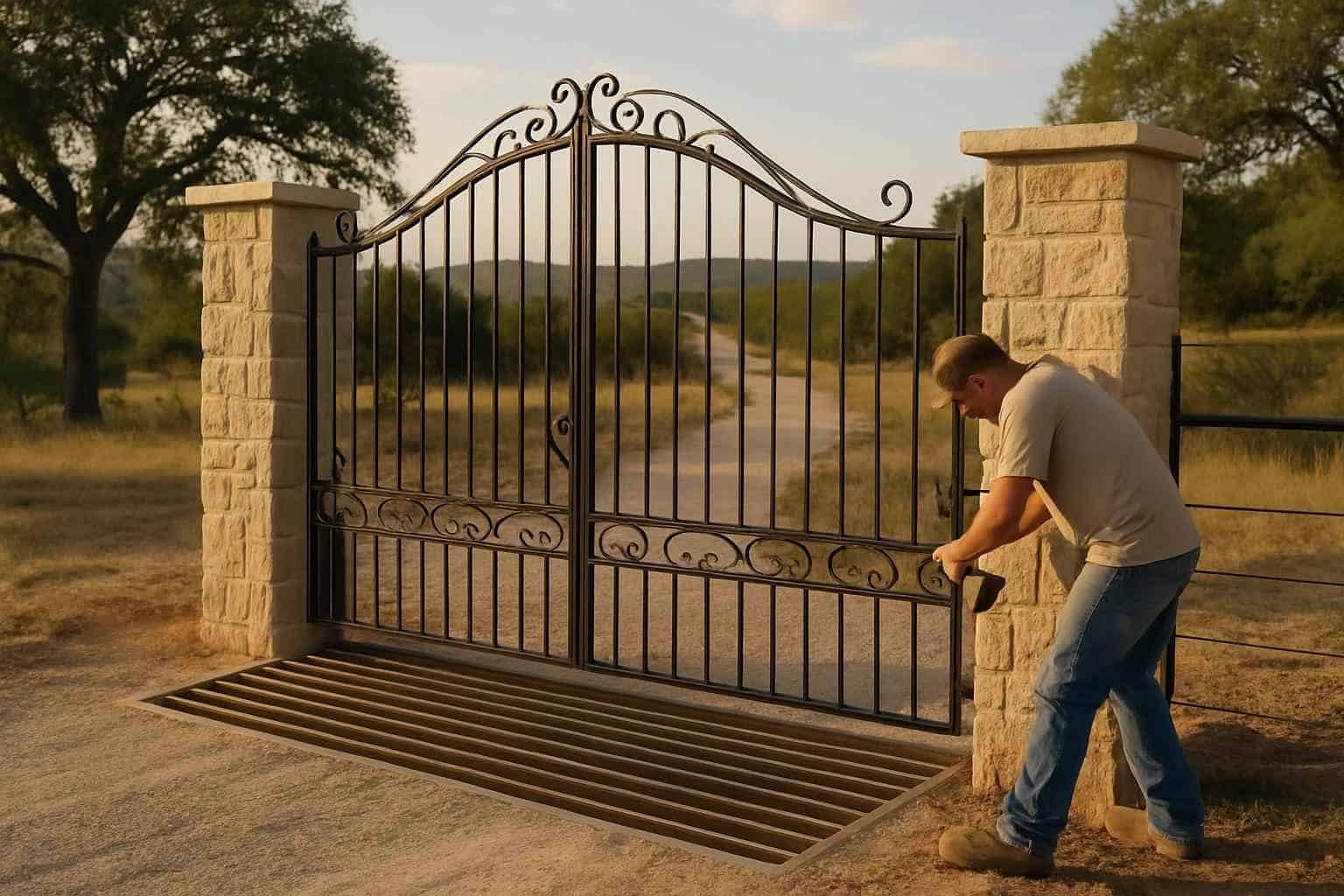 Gate Installation in Round Mountain Texas