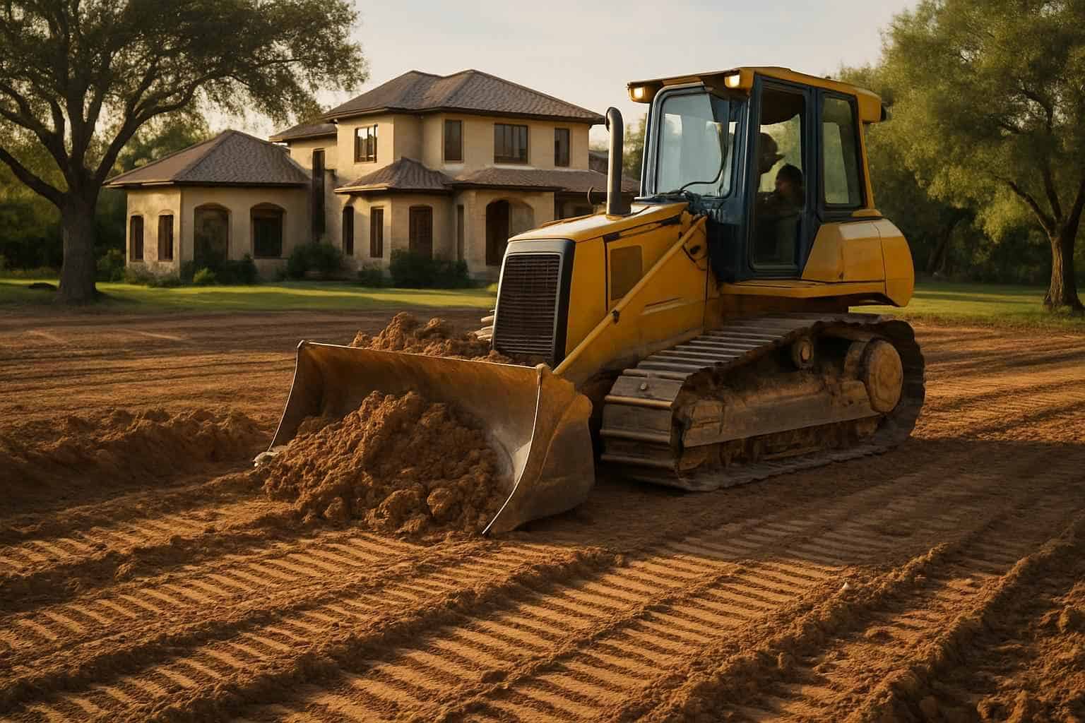 Grading and Leveling in Kingsland Texas