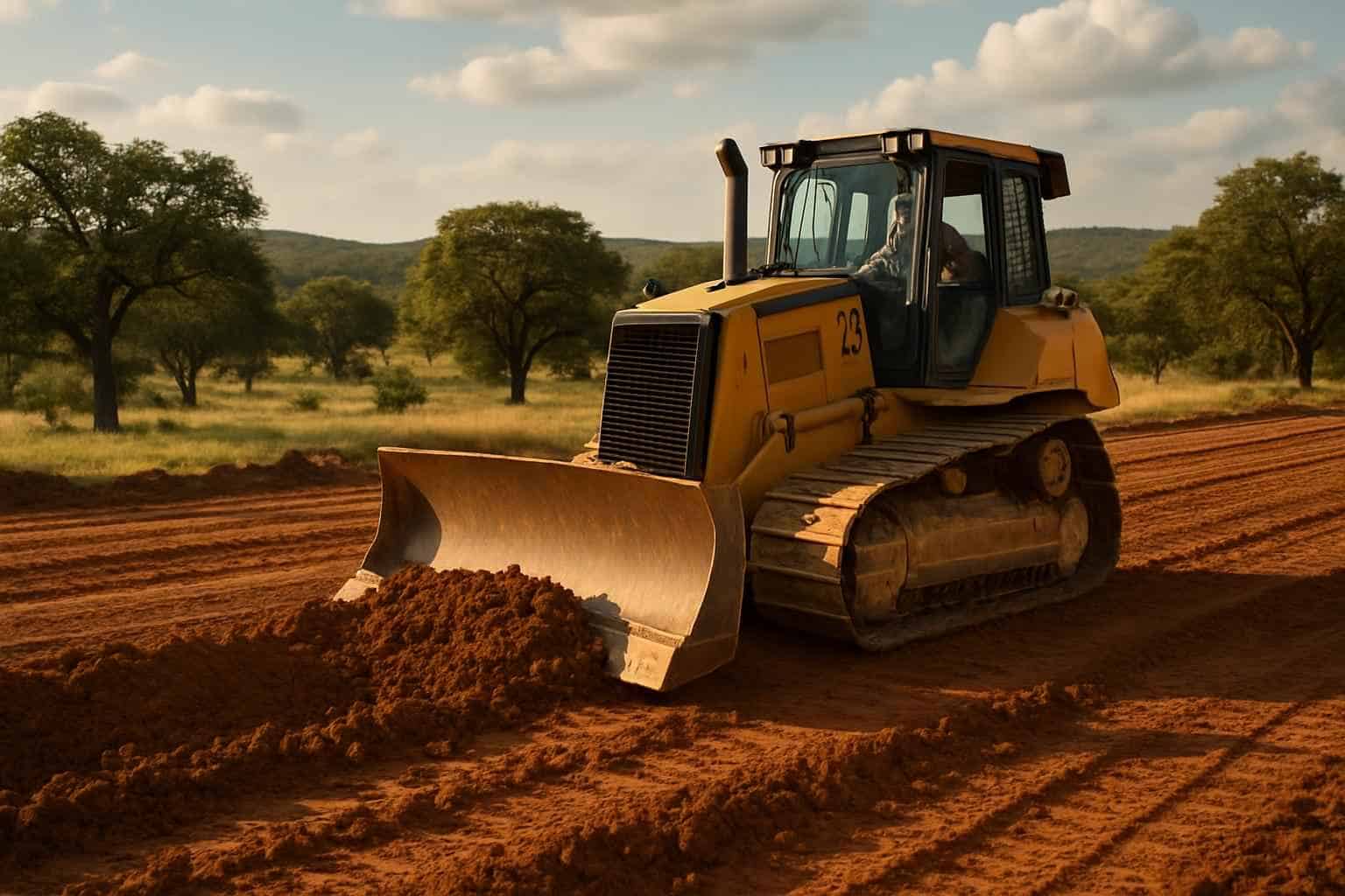 Grading and Leveling in Llano Texas