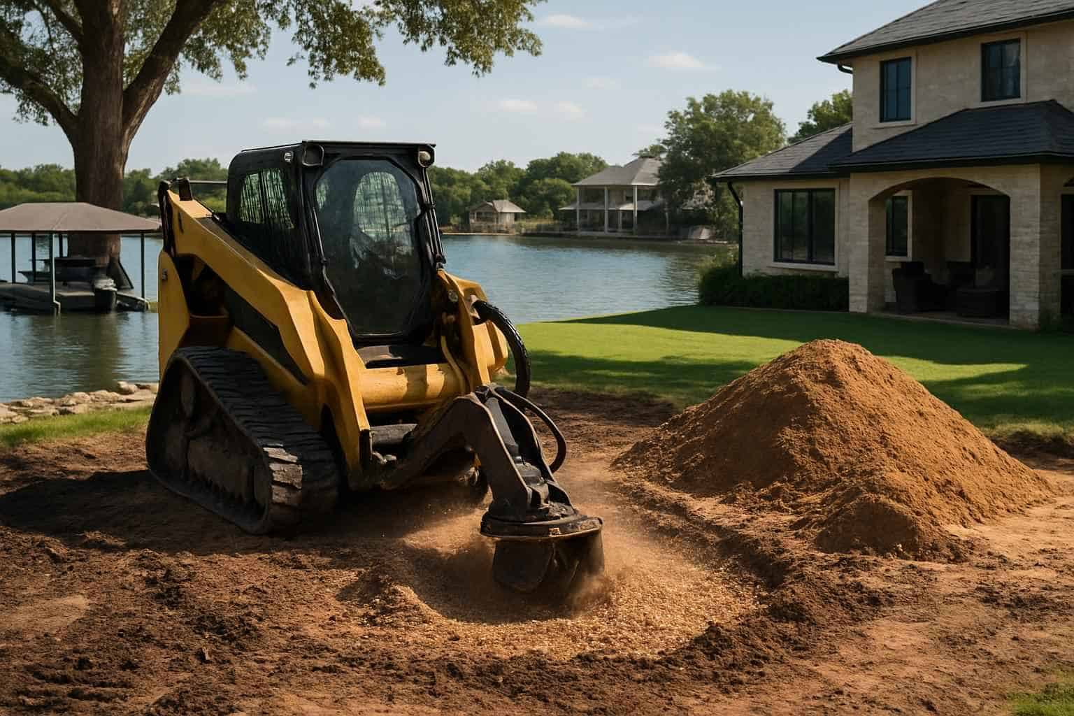 Grind and Backfill in Granite Shoals Texas