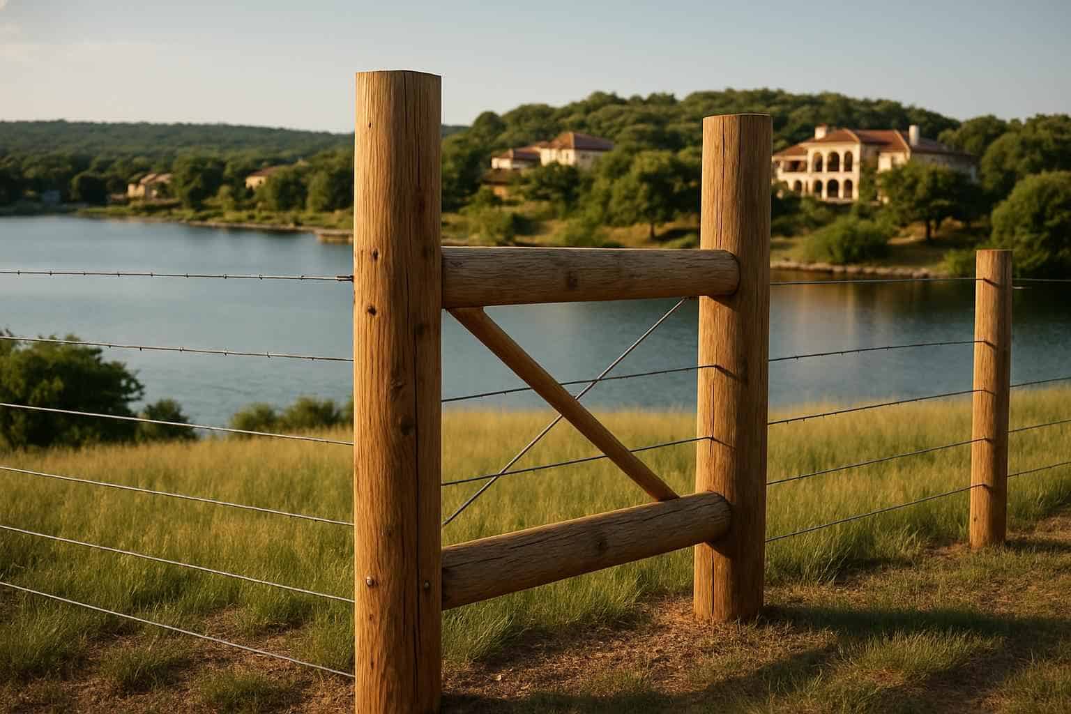 H Brace and Corner Posts in Horseshoe Bay Texas