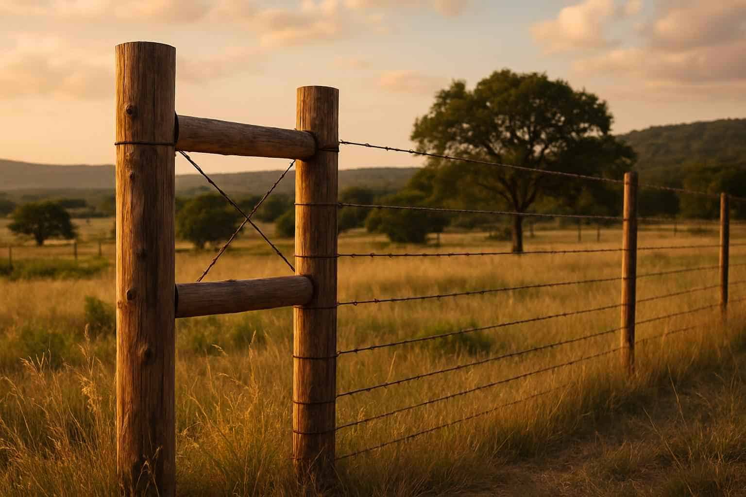 H Brace and Corner Posts in Hunt Texas