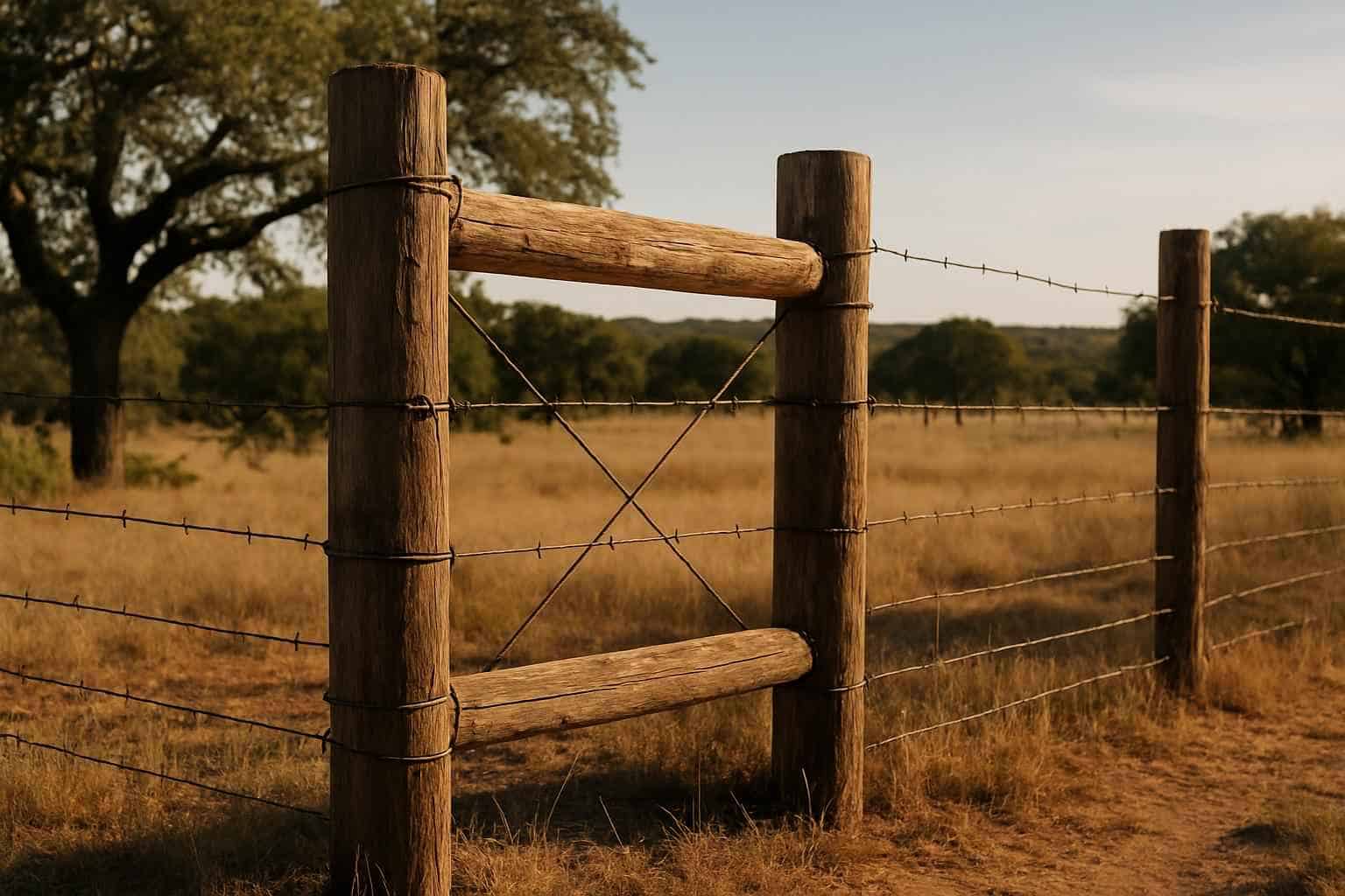 H Brace and Corner Posts in Kingsland Texas