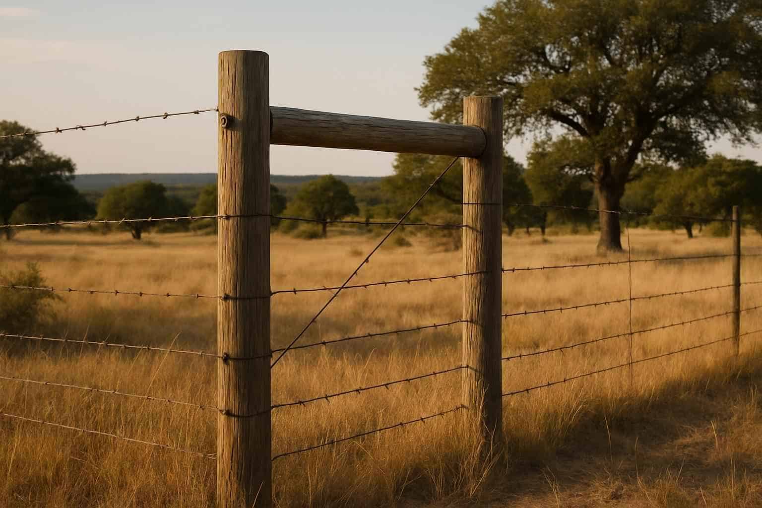 H Brace and Corner Posts in Llano Texas