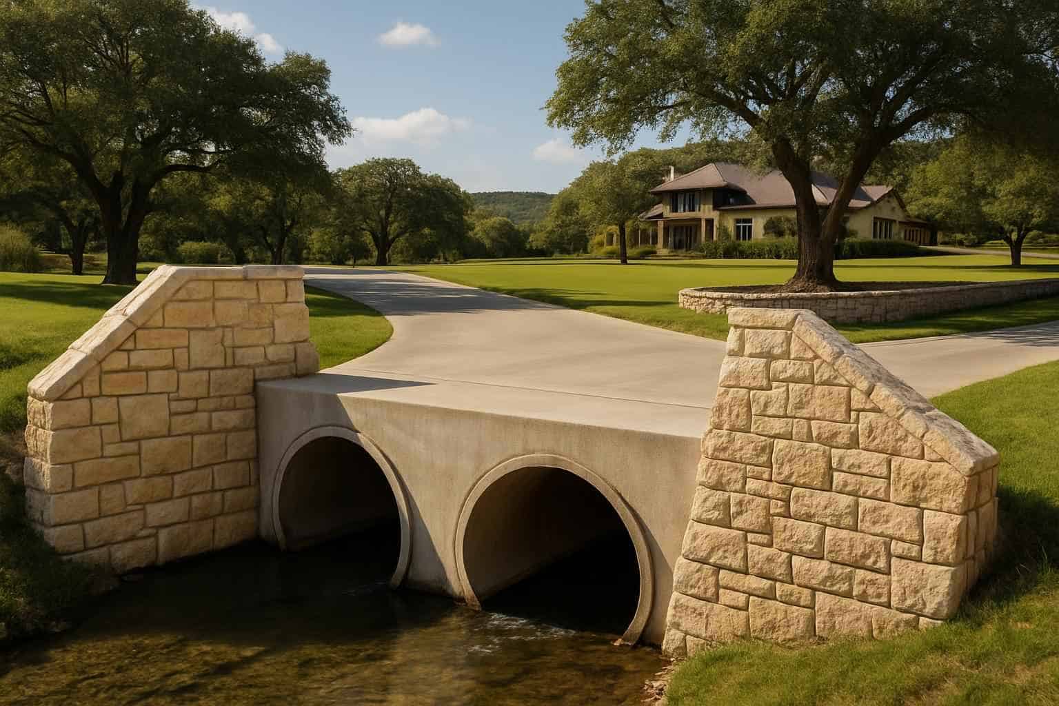 Headwalls and End Sections in Hunt Texas