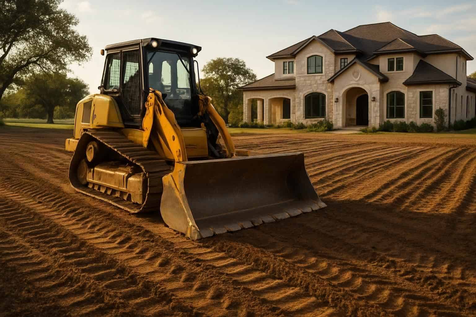 Land Grading in Cypress Mill Texas