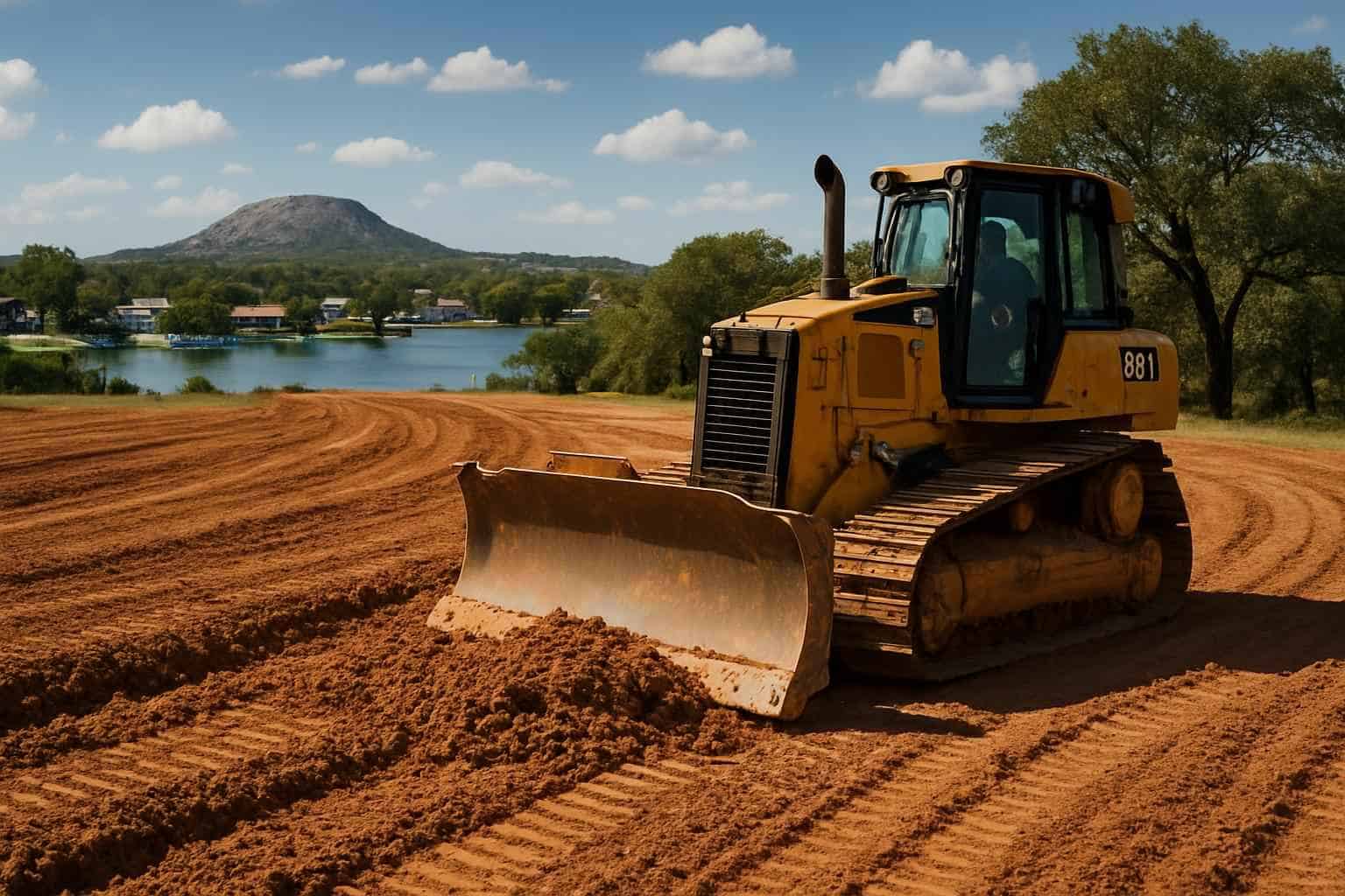 Land Grading in Granite Shoals Texas
