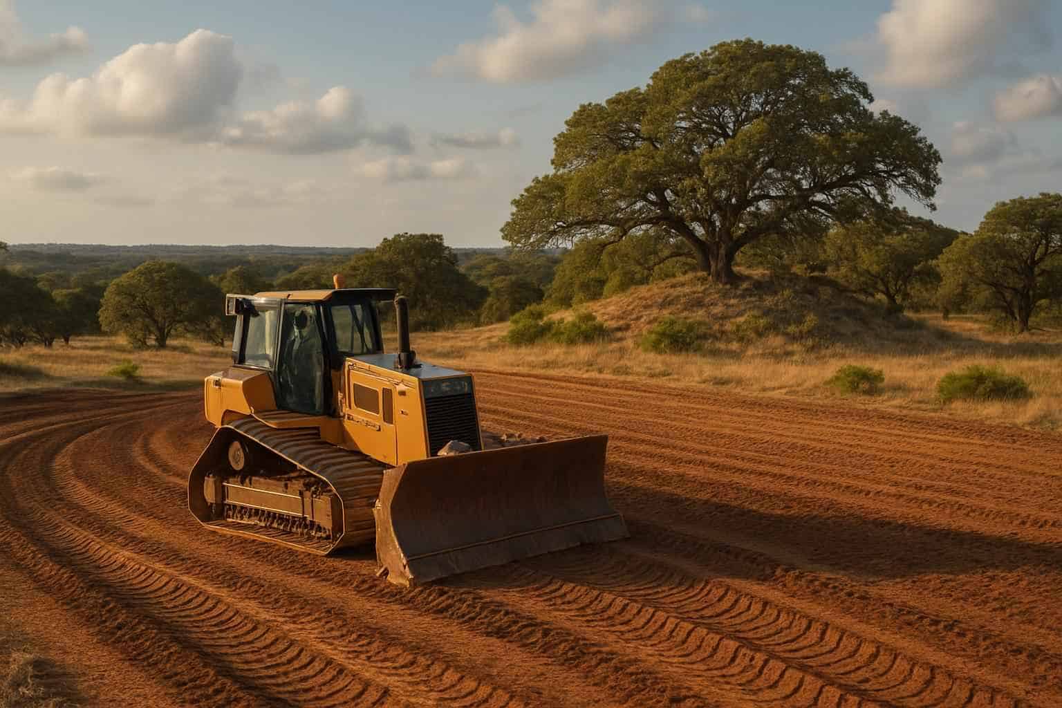 Land Grading in Round Mountain Texas