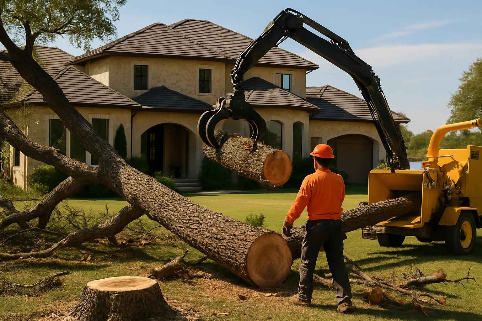 Large Tree Removal in Granite Shoals Texas