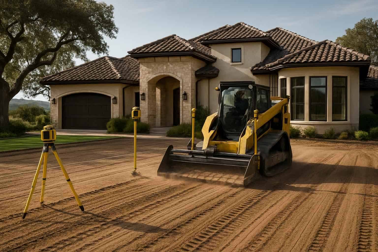 Laser Grading in Kingsland Texas