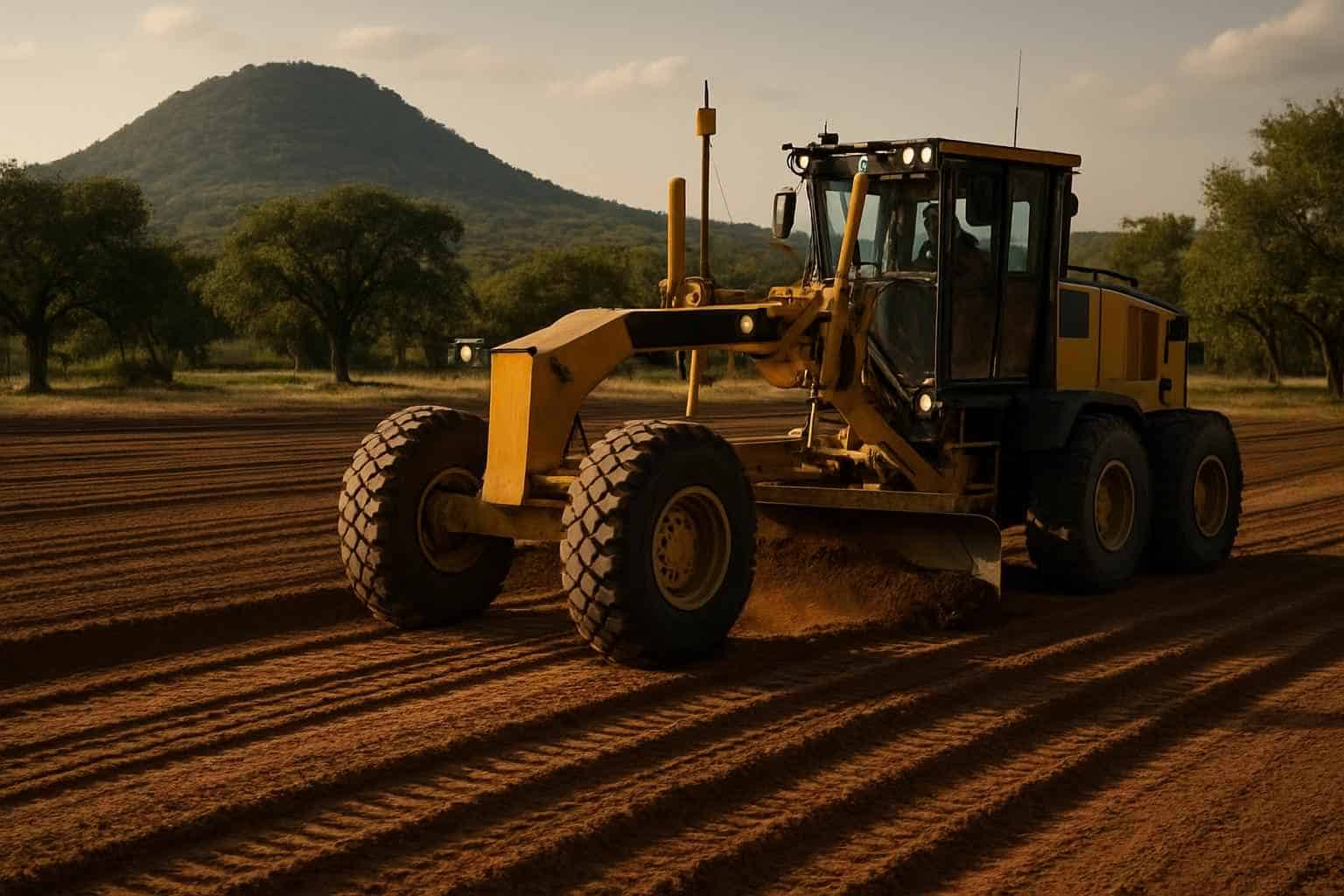 Laser Grading in Round Mountain Texas