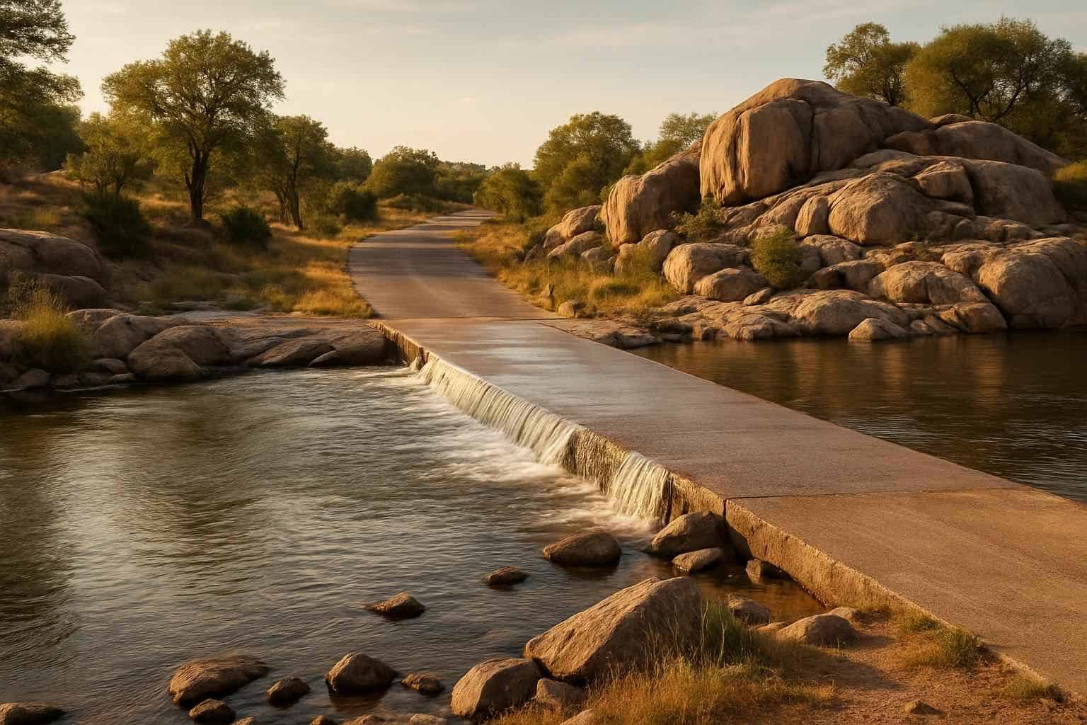 Low Water Crossings in Granite Shoals Texas