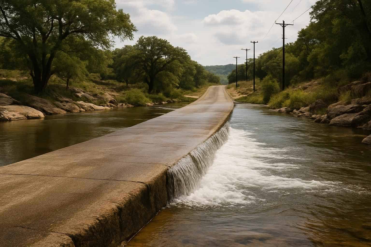 Low Water Crossings in Kingsland Texas
