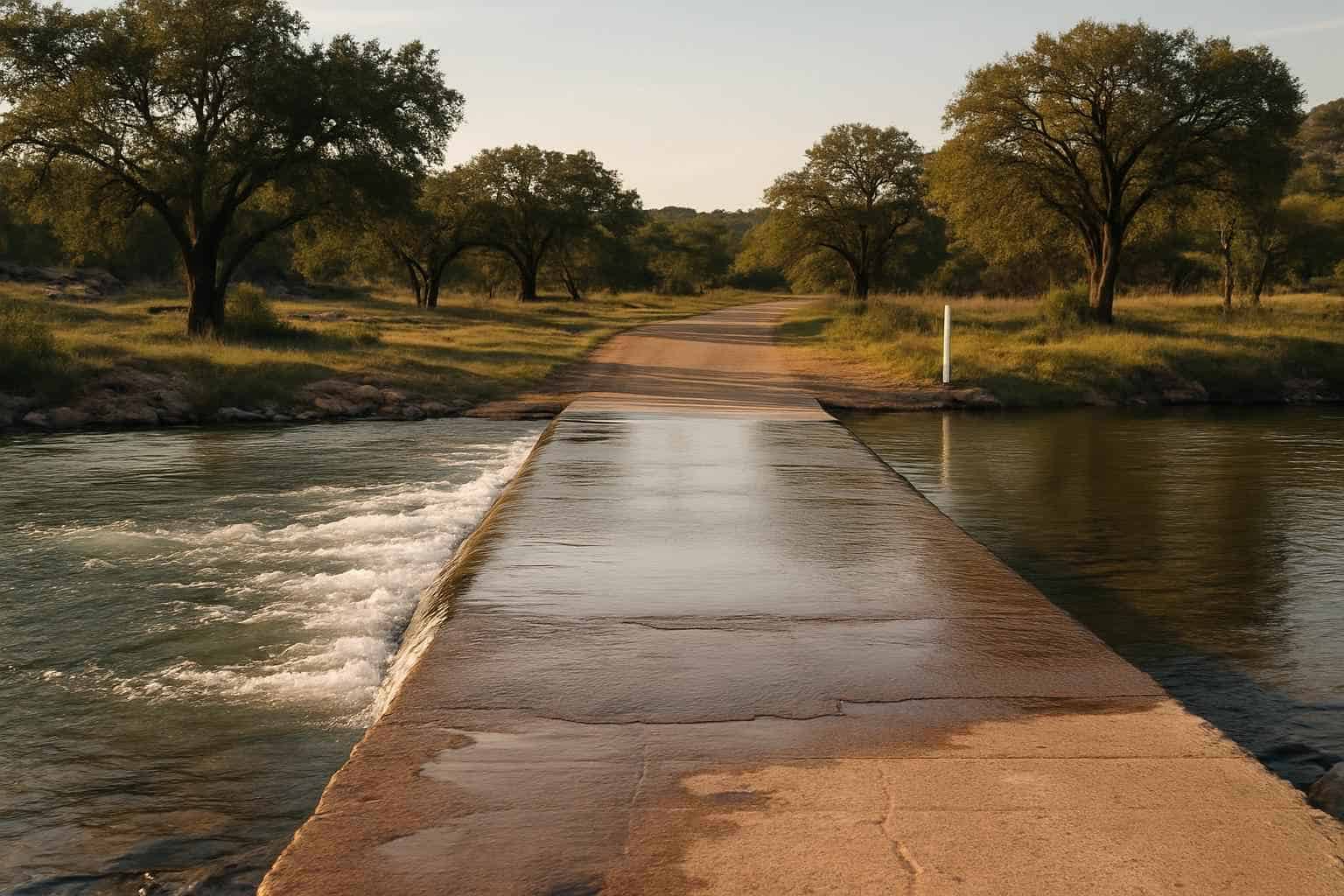 Low Water Crossings in Llano Texas
