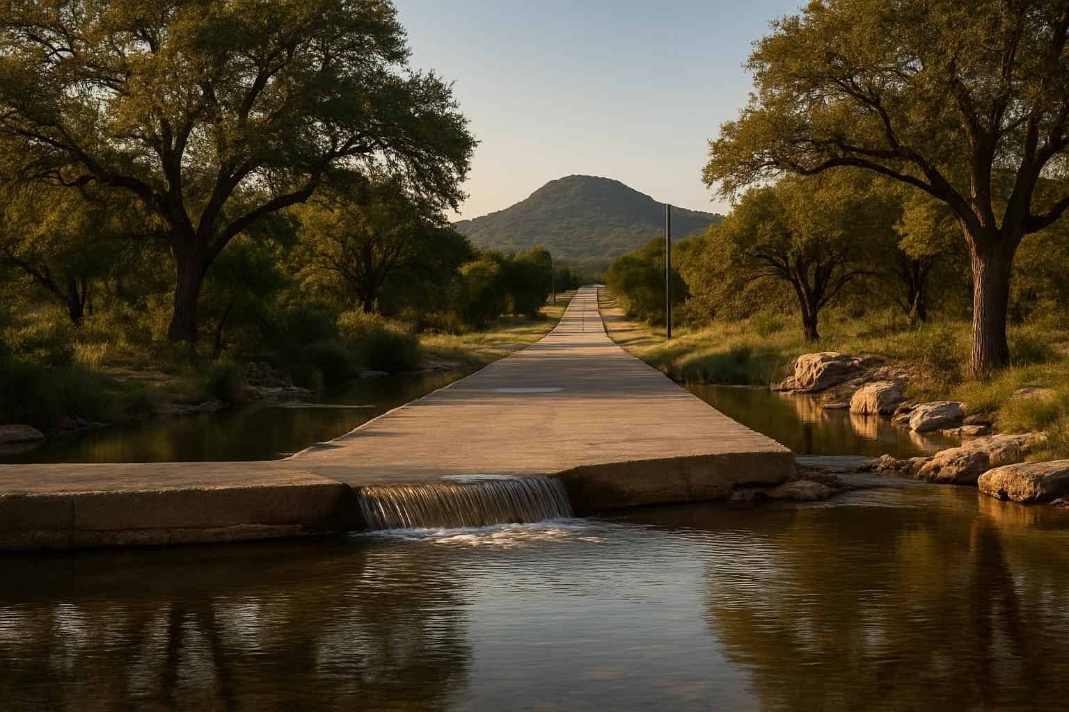 Low Water Crossings in Round Mountain Texas