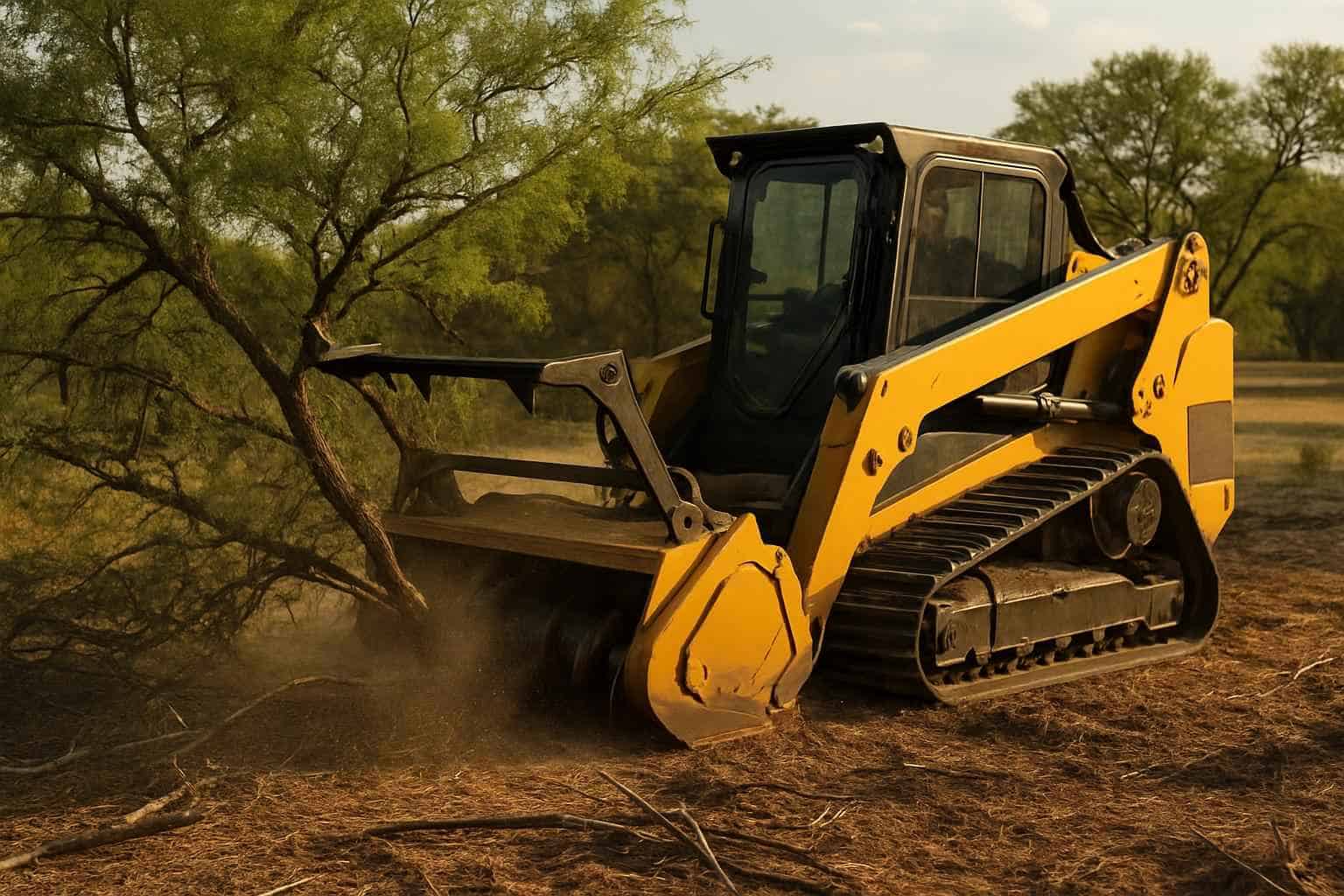 Mesquite Brush Clearing in Kingsland Texas