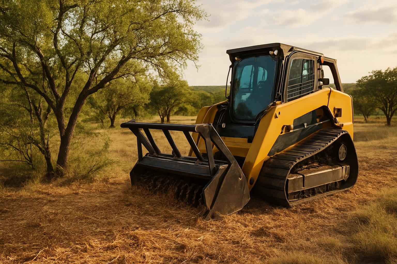 Mesquite Mulching in Boerne Texas