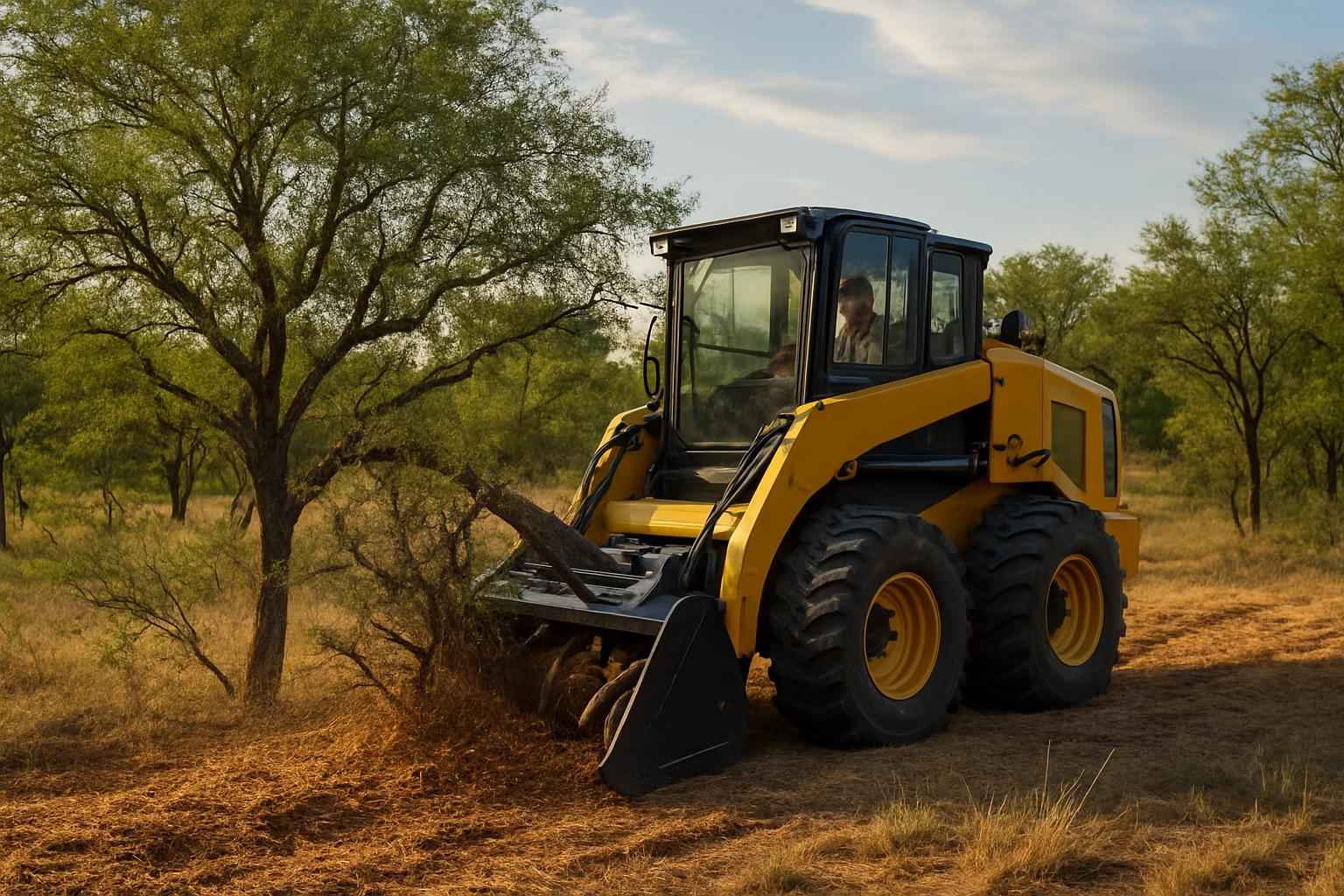 Mesquite Mulching in Cypress Mill Texas