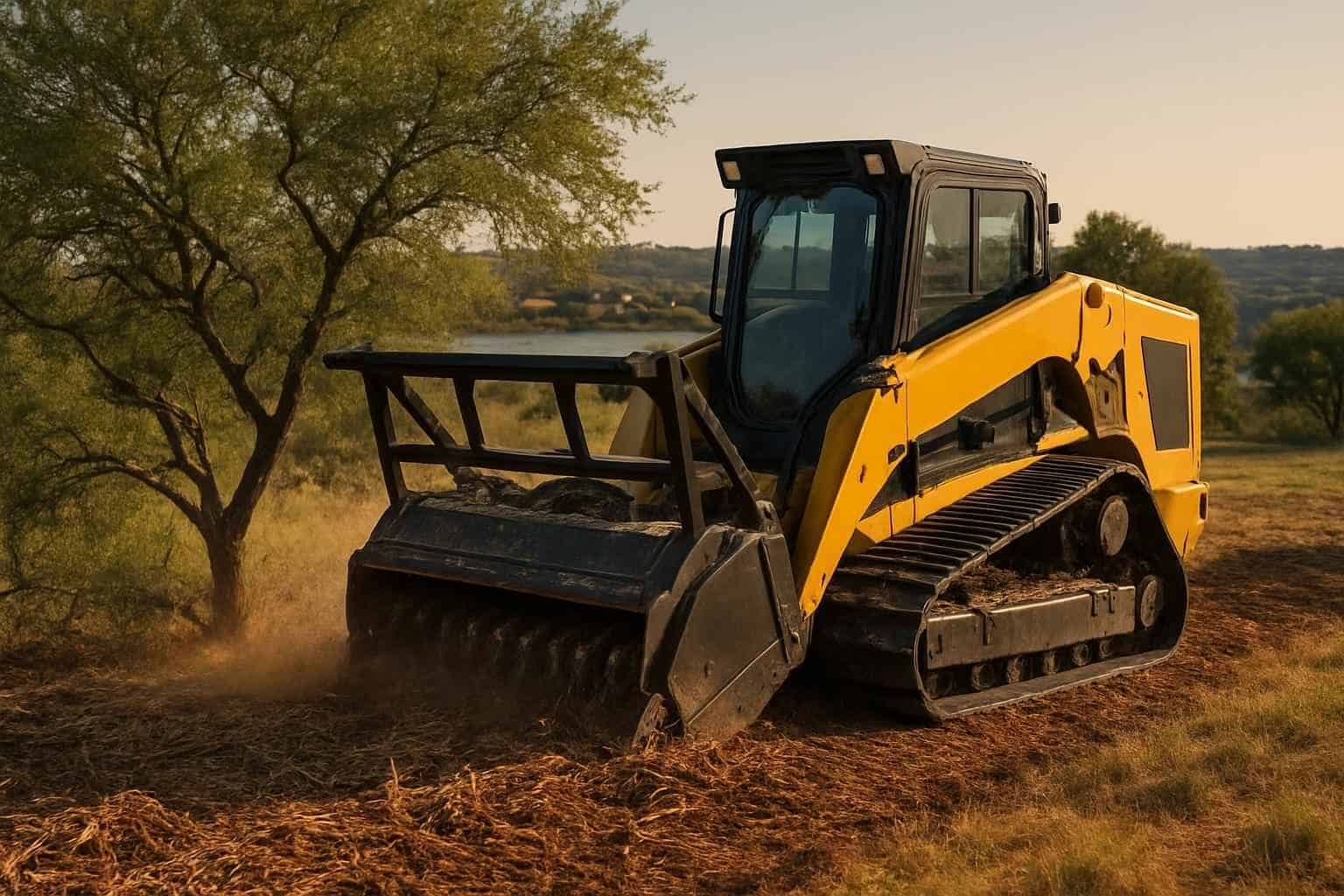 Mesquite Mulching in Horseshoe Bay Texas