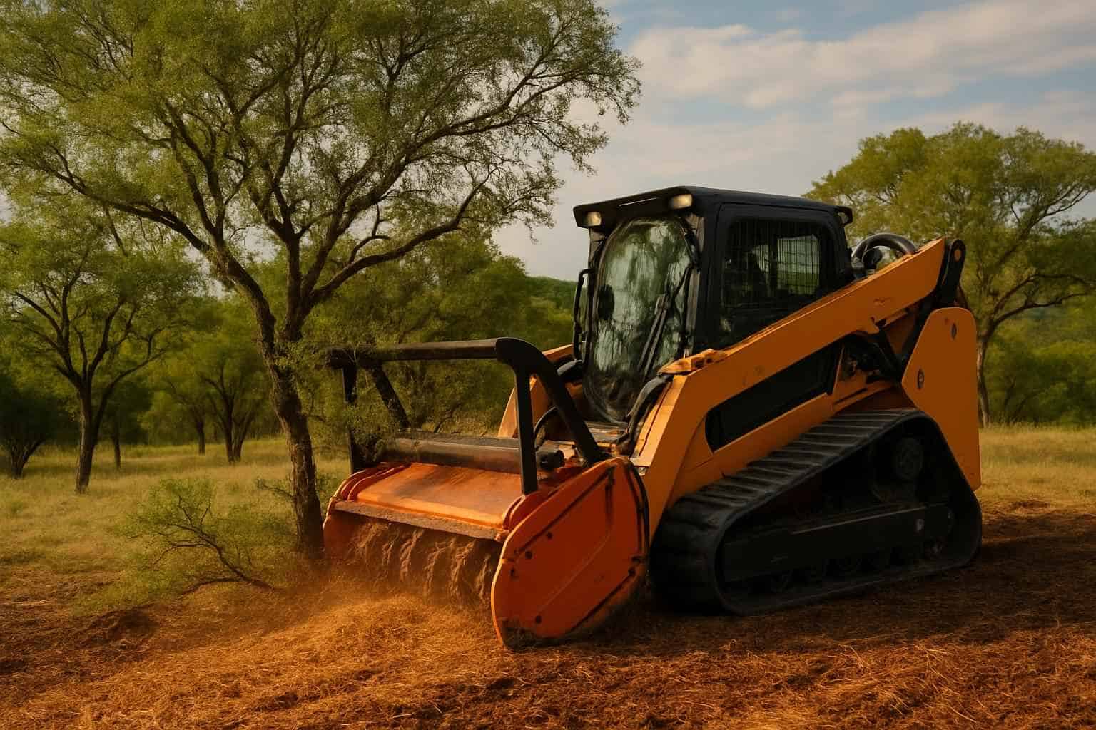 Mesquite Mulching in Hunt Texas
