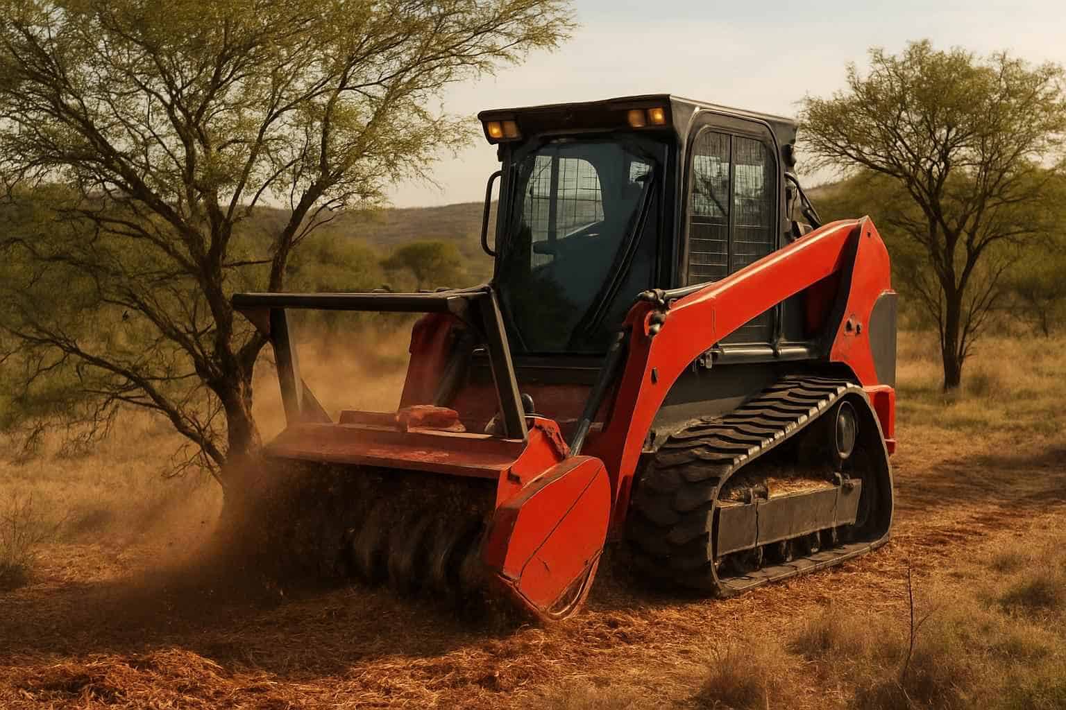 Mesquite Mulching in Llano Texas