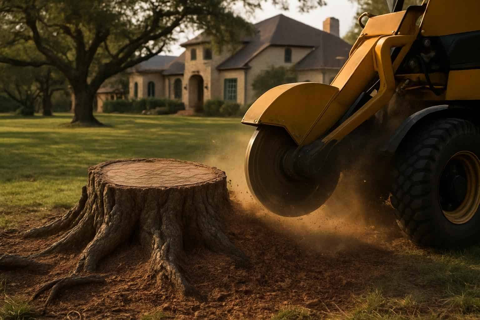 Mesquite Stump Removal in Cypress Mill Texas