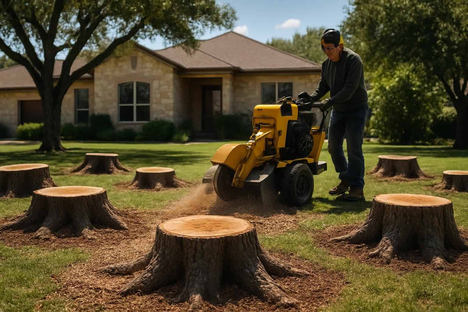 Multiple Stumps Same Day in Cottonwood Shores Texas