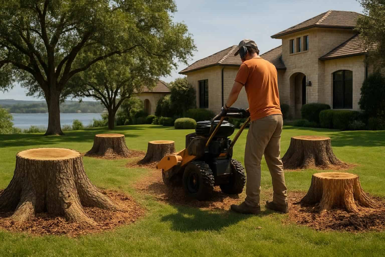 Multiple Stumps Same Day in Horseshoe Bay Texas