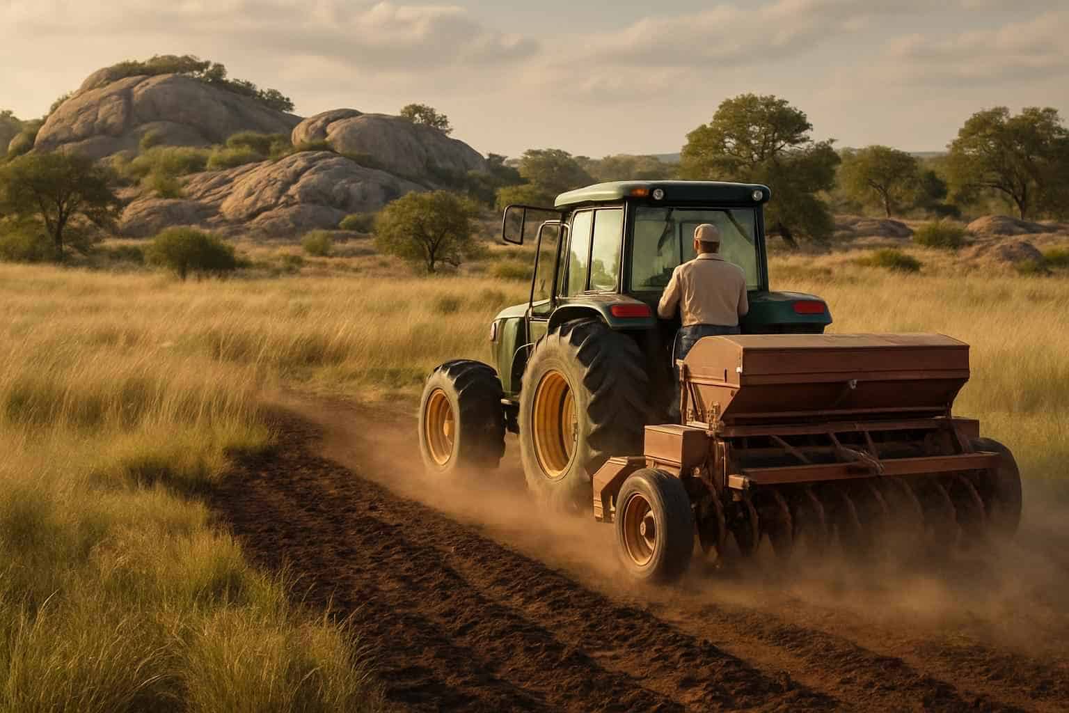 Native Grass Seeding in Granite Shoals Texas