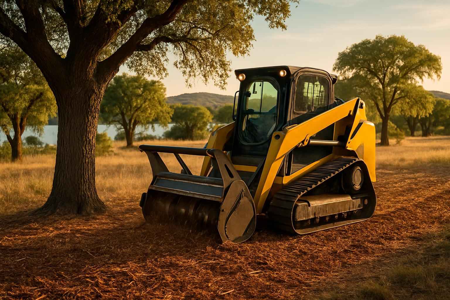 Oak Mulching in Cottonwood Shores Texas