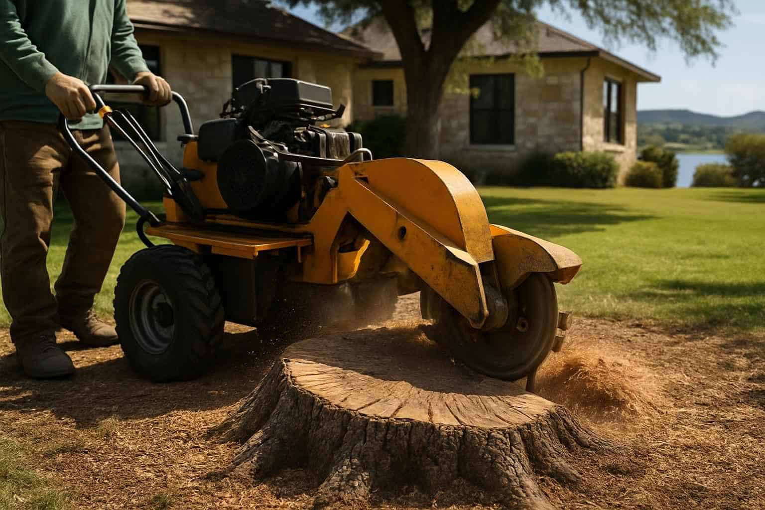 Oak Stump Removal in Cottonwood Shores Texas