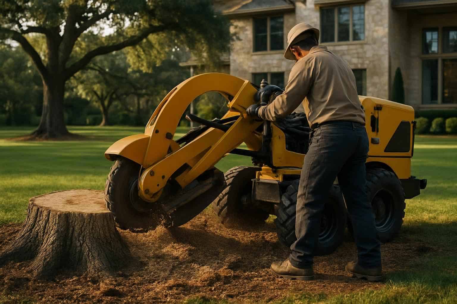 Oak Stump Removal in Cypress Mill Texas