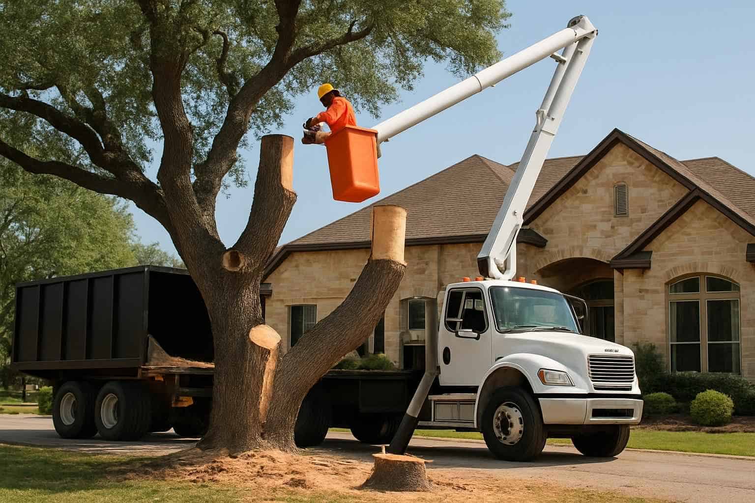 Oak Tree Removal in Boerne Texas