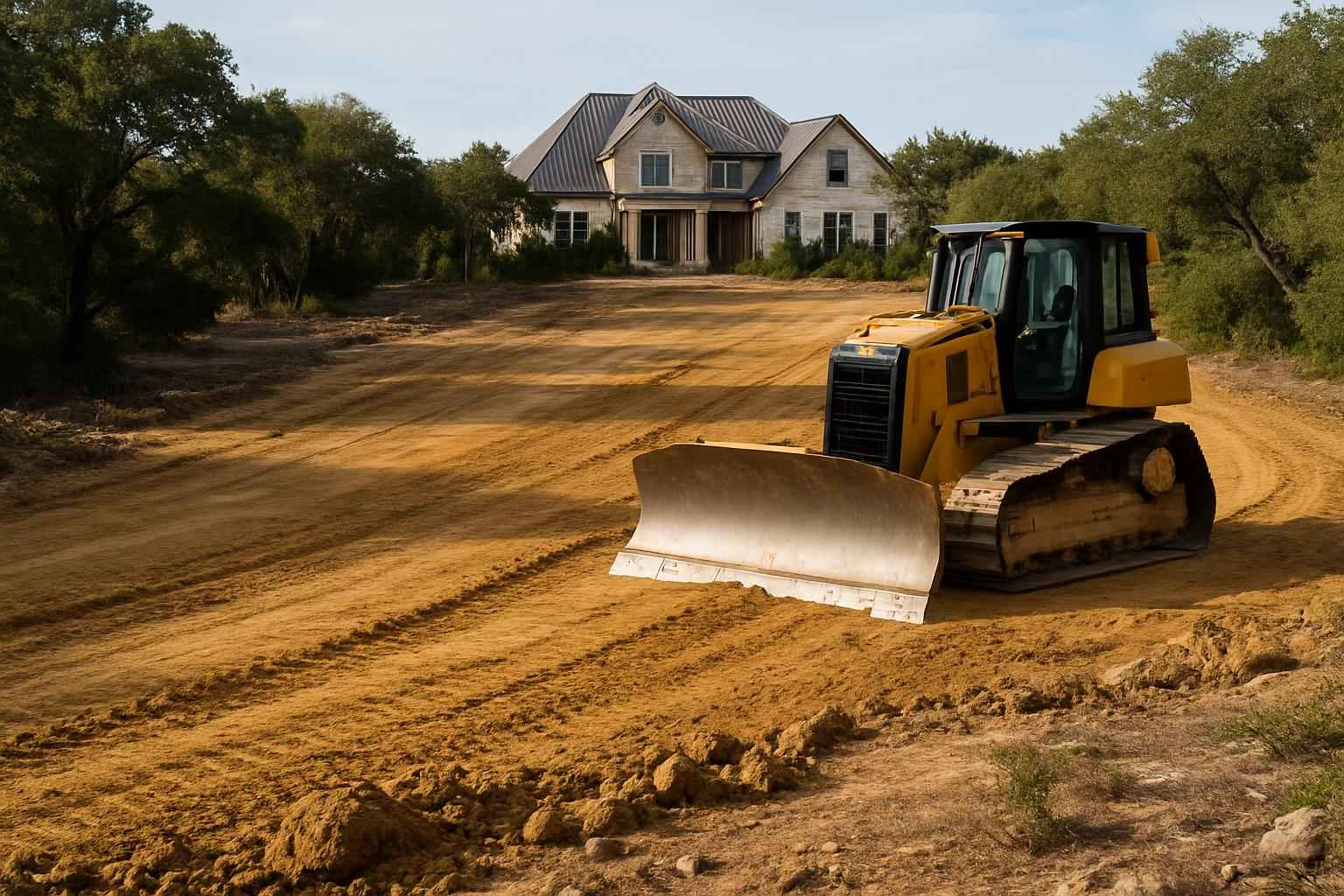 Pad Site Clearing in Boerne Texas