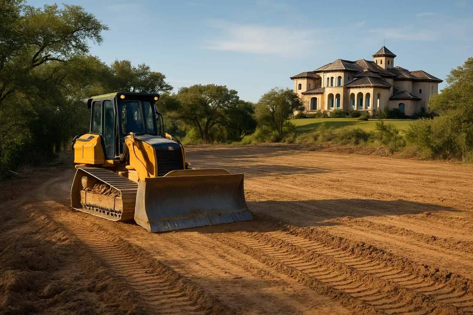 Pad Site Clearing in Horseshoe Bay Texas